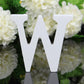 1pc DIY Freestanding Wood Wooden Letters White Alphabet Wedding Birthday Party