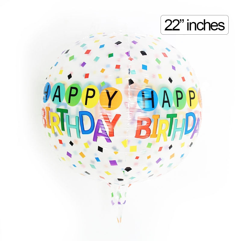 46 Styles Large Cake foil balloons for Birthday Party Decoration anniversary