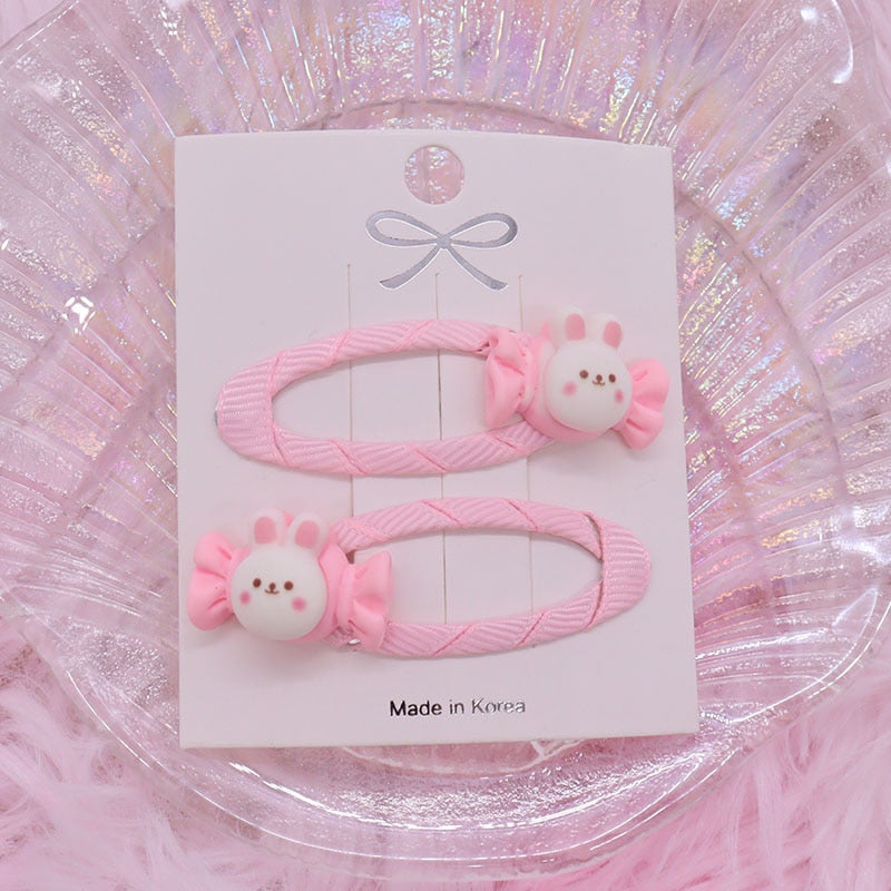 2Pcs/Set Cute Rabbit Ice Cream Cake Candy Carrots Hair Accessories Baby Headband