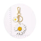 7 Styles Daisy Acrylic Keychain Simple Flower Pendant Keyring For Women Bag