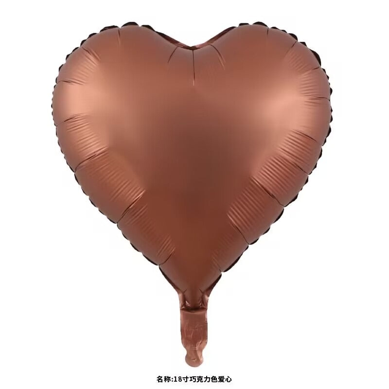 46 Styles 18inch 1pcs Heart Round Shape Foil Balloon Helium Baloon Wedding