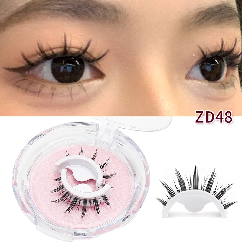 Self Adhesive Eyelashes Natural Lashes Reusable Eyelashes Supplies Eyelashes