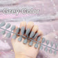 24pcs Colorful Frosted Matte Strips False Nail Ballet Press on Nails Tips for