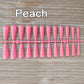 24pcs Mix Colors Smooth Super Long Coffin False Nail Ballet Press on Nails Tips