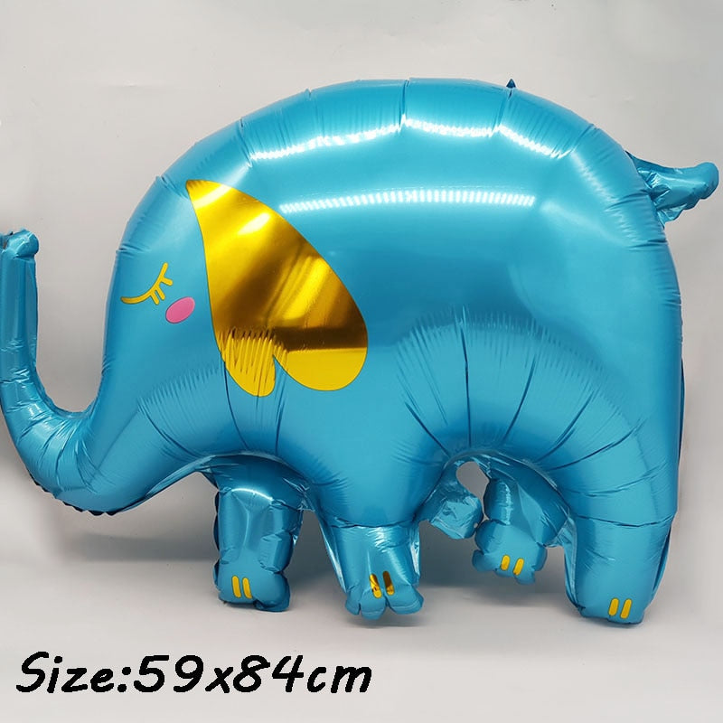 59 Styles Jungle Deer Bear Foil Balloons 40inch Caramel Brown Number Balls Baby