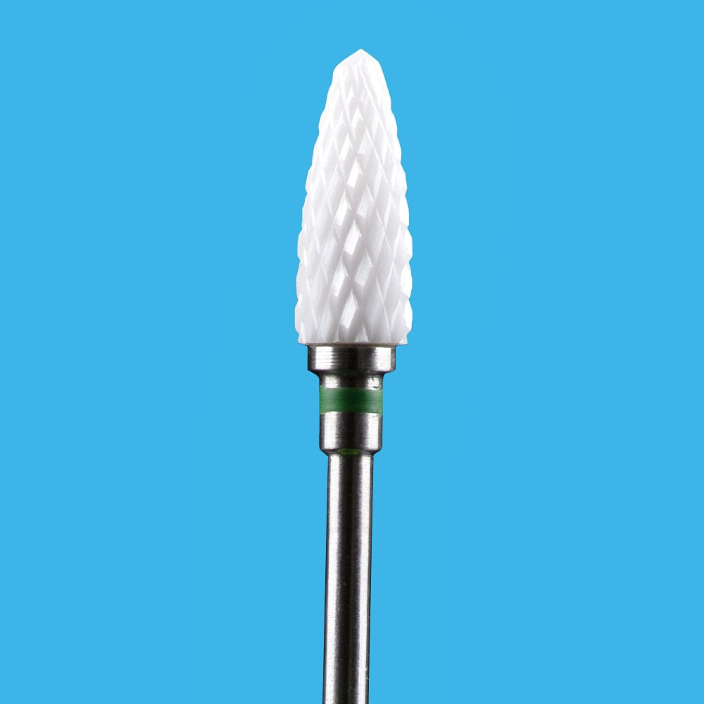 Ceramic Milling Cutter For Manicure Nail Drill Bits Feecy Electric Nail File
