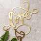 33 Styles Big Red Love Wedding & Engagement Party Cake Toppers Acrylic Love