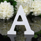 1pc DIY Freestanding Wood Wooden Letters White Alphabet Wedding Birthday Party