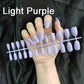 24pcs Colorful Frosted Matte Strips False Nail Ballet Press on Nails Tips for