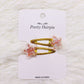 2Pcs/Set Children's Fashion Stars Love Transparent Colorful Hairpin New Girls