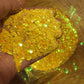 10g Holographic Mixed Hexagon Chunky Irediscent Nail Art Glitter Flakes Laser