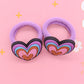 38 Styles 2Pcs Set Fashion Bowknot Rainbow Star Cat Hair Ties Children's Elastic