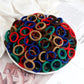 20pcs Hairband Mixed Color Small Elastic Rubber Band Hair Accessories For Woman