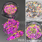 54 Colors 1 Box Reflective Nail Powder Flash Disco Diamond Chrome Pigment