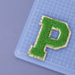 A-Z Letter Patches 5.5cm Adhesive Letter Patches Towel Chenille Embroidery For