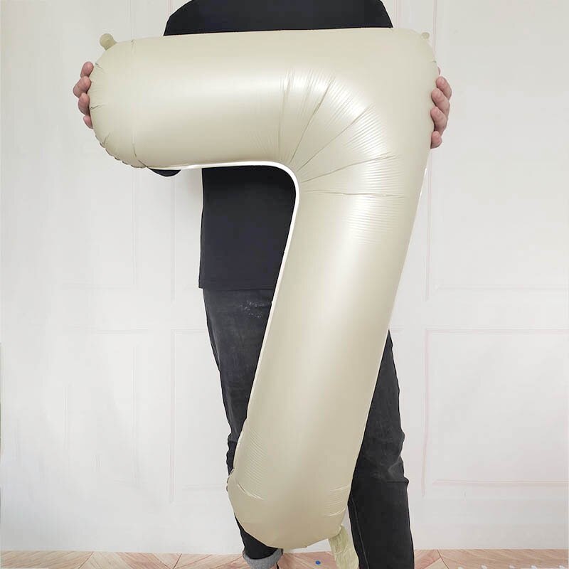 59 Styles Jungle Deer Bear Foil Balloons 40inch Caramel Brown Number Balls Baby