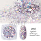 54 Colors 1 Box Reflective Nail Powder Flash Disco Diamond Chrome Pigment