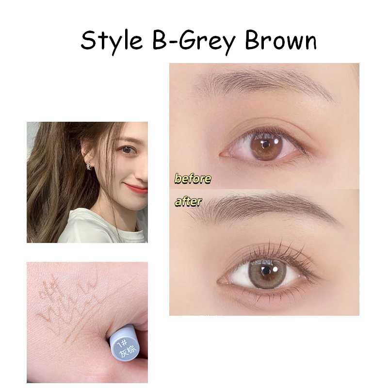 Ultra-fine Liquid Eyeliner Lying Silkworm Eyelash Pen Brown Gray Eyeliner Pencil