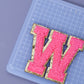 A-Z Letter Patches 5.5cm Adhesive Letter Patches Towel Chenille Embroidery For