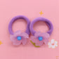 63 Styles 2Pcs Owl Butterfly Rabbit Animals Hair Accessories Rubber Band