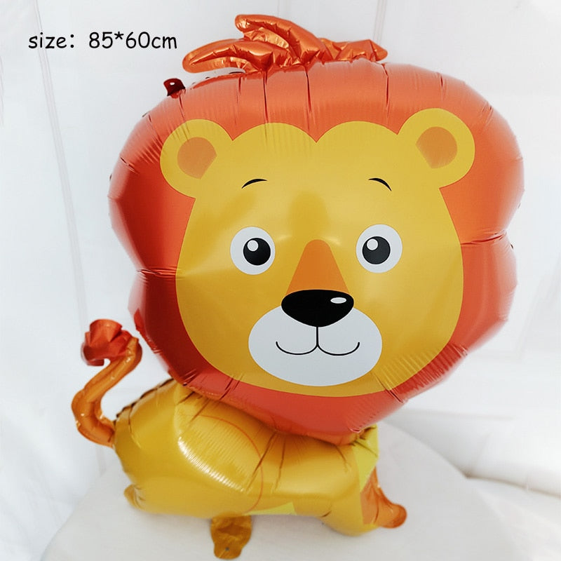 59 Styles Jungle Deer Bear Foil Balloons 40inch Caramel Brown Number Balls Baby