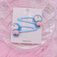 2Pcs/Set Kawaii Cartoon Hair Accessories Fashion Animal Duck Resin Baby Headband