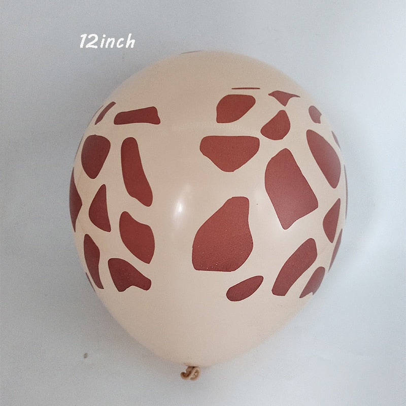 59 Styles Jungle Deer Bear Foil Balloons 40inch Caramel Brown Number Balls Baby