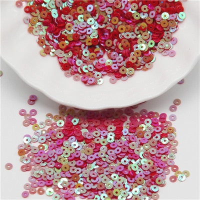 5mm Sequin Flat Round Loose Sequins Crafts Paillette Sewing Clothes Decoration