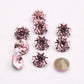 Glass Diamond Shape Round Stone 5-10mm Cone Pointed Crystal Pointback Nail Art