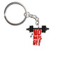 18 Styles Cartoon PVC Keychain Strength Sports Barbell Dumbbell Weight Fitness