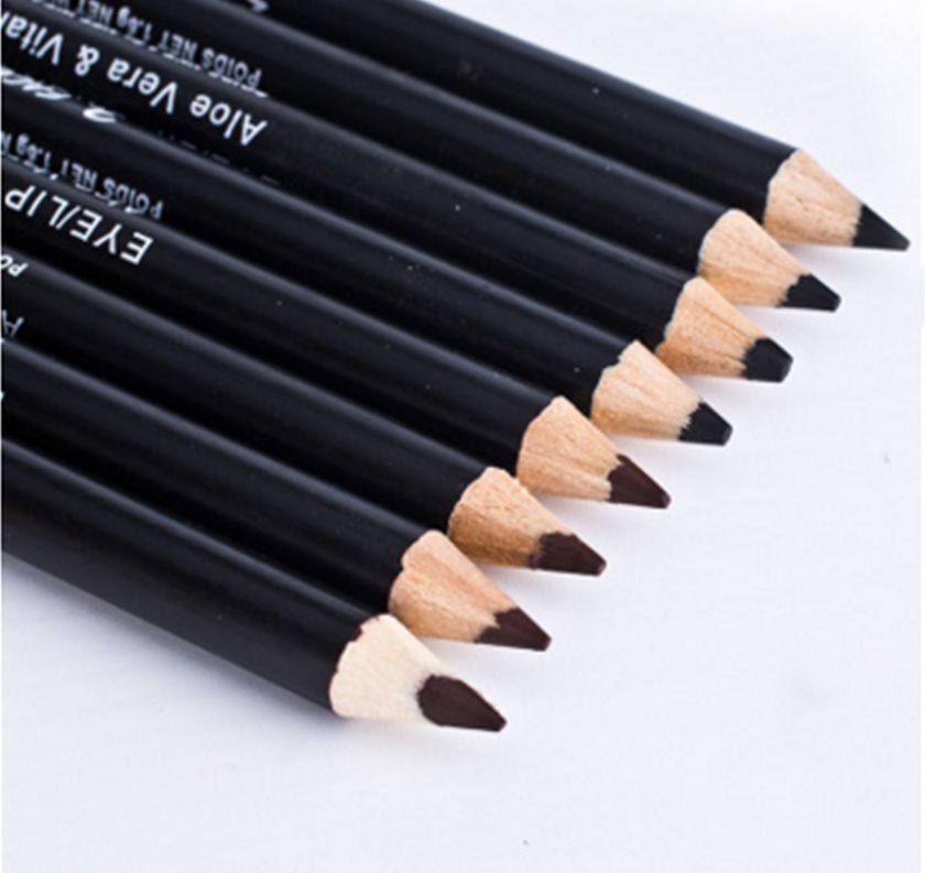 Fashion Professional Makeup Black Brown Eyeliner Eyebrow Pencil Waterproof