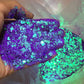 10g Holographic Mixed Hexagon Chunky Irediscent Nail Art Glitter Flakes Laser