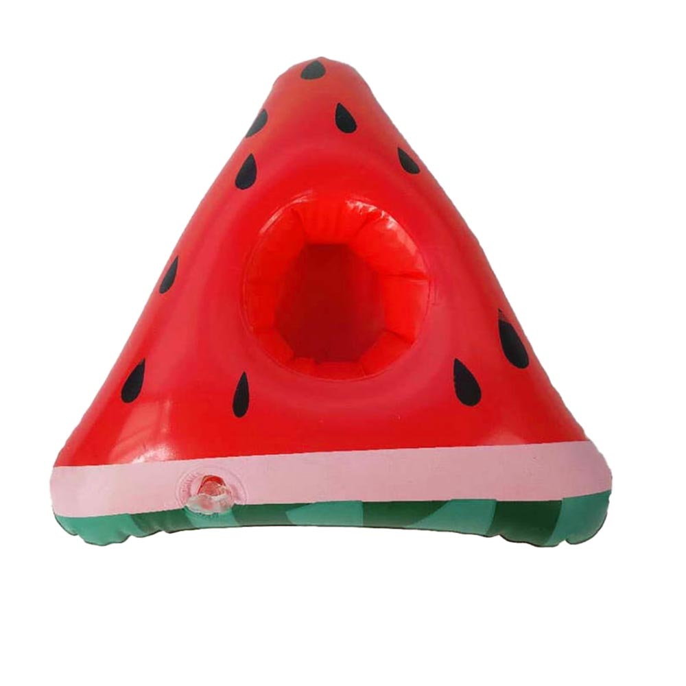 Watermelon Slice Floating Balloon Cup Drink Holder Inflatable Coaster Birthday