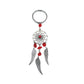 4 Styles Bohemian Dreamcatcher Alloy Keychain Matural Stone Wing Tassel Keyring