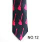 50 Styles Novelty Mens 5cm Polyester Tie Skinny Musical Neckties Piano Notes