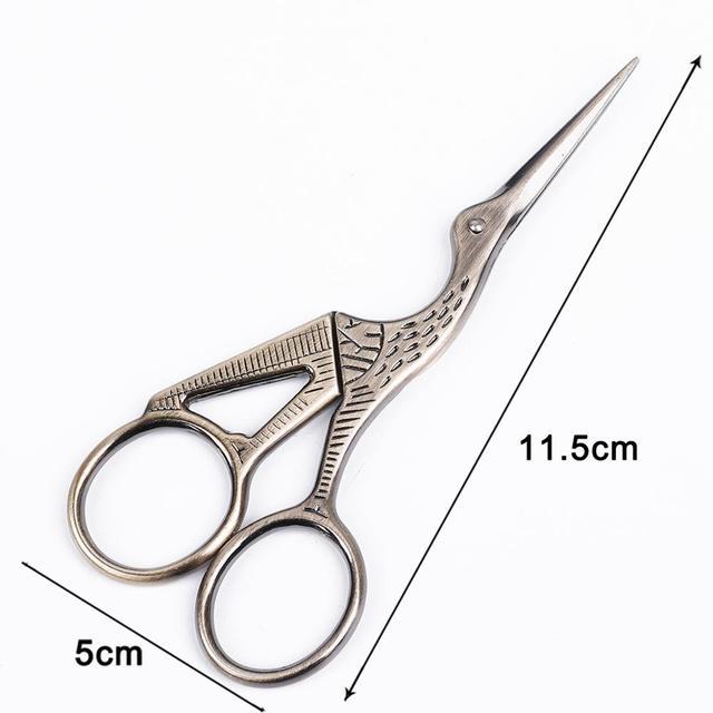 15 Styles 1Pcs Colorful Stainless Steel Antique Scissors Classic Craft Knitting