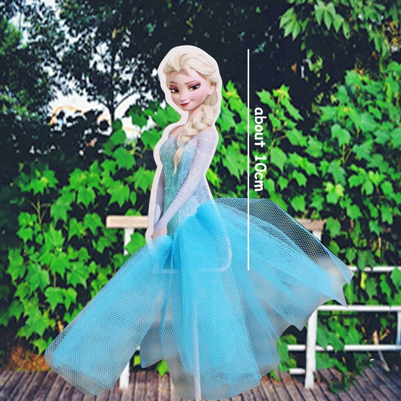 1pc Frozen Princess Elsa Cake Cupcake Toppers Cake Flag Birthday Baby Shower