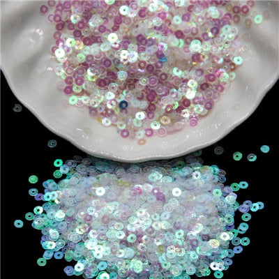 5mm Sequin Flat Round Loose Sequins Crafts Paillette Sewing Clothes Decoration