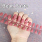 24pcs Colorful Frosted Matte Strips False Nail Ballet Press on Nails Tips for