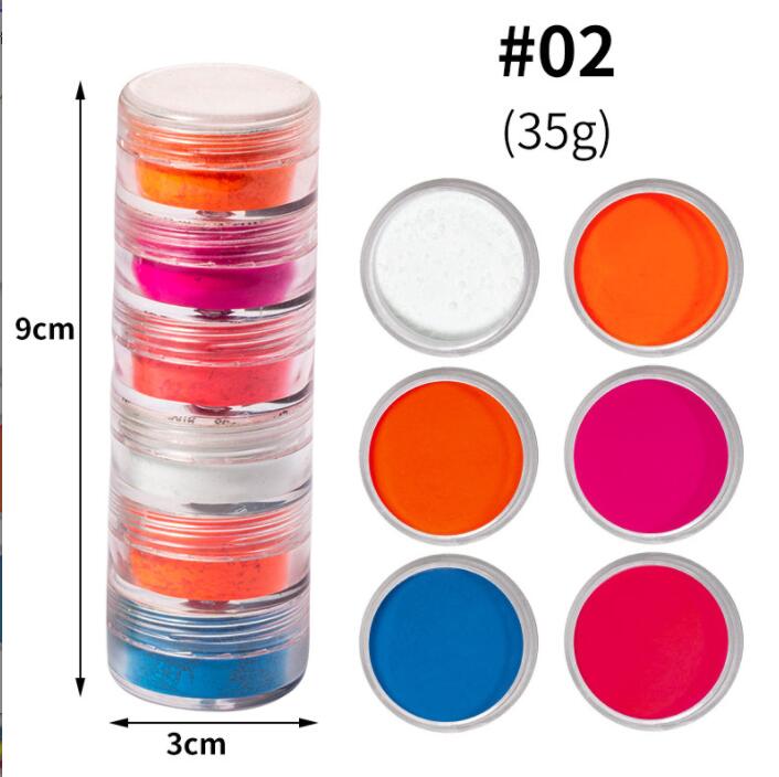 1pc 19Colors Nail Glitter Mirror Powder Chrome Dust Pigment 0.5g Paint Dip