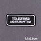 46 Styles Black Patch With Slogan Iron On Patches For Clothes DIY Embroidery