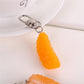 8 Styles Simulation Food Keychain Chili Pepper Garlic Mandarin Fashion Keyring