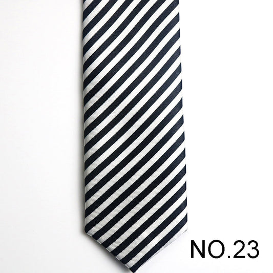 Stripe All Over Design Men's Tie Male Neckties Suit Party Ties Wedding Office