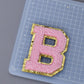 A-Z Letter Patches 5.5cm Adhesive Letter Patches Towel Chenille Embroidery For