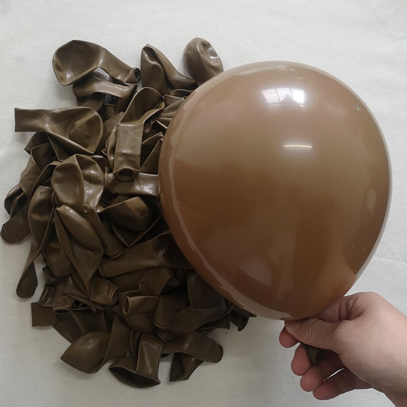 59 Styles Jungle Deer Bear Foil Balloons 40inch Caramel Brown Number Balls Baby