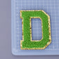 A-Z Letter Patches 5.5cm Adhesive Letter Patches Towel Chenille Embroidery For