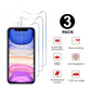 [3-Pack] For iPhone 13 Pro / iPhone 13 (6.1 inch) Tempered Glass Screen Protector, 9H, Anti-Scratch, Anti-Bubble, Anti-Fingerprint