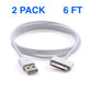 2pack 6Ft 30Pin To USB Charge Sync Cable Charger for iPad iPod Classic Nano