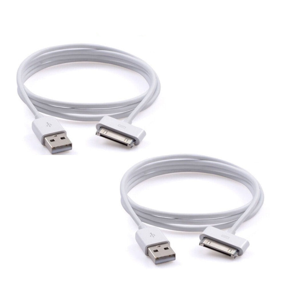 2pack 6ft 30-pin USB Charging Data Cable Cord for iPad 1/2/3 iPod Nano 1-6