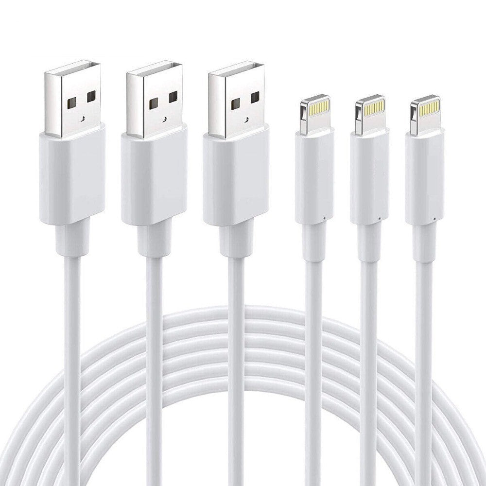 3 Pack 3FT/10FT USB Cable For iPhone